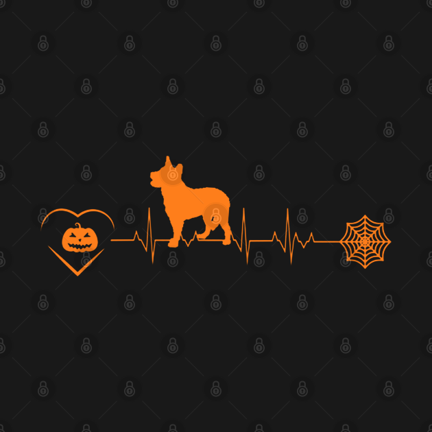 Discover Pumpkin Australian Cattle Dog Heartbeat - Cattle Dog - T-Shirt