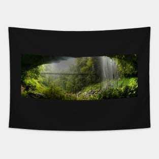 Crystal Shower Falls Pano Tapestry