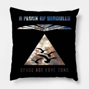 A Flock Of Seagulls Vintage Fanmade Pillow