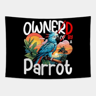 Parrot Owned By A Parrot Bird Owner Ornithologist Tapestry