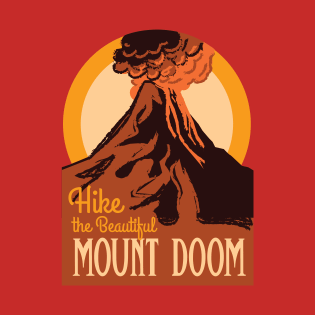 Hike the Beautiful Mount Doom • Lord of the Rings • National Parks by FalconArt