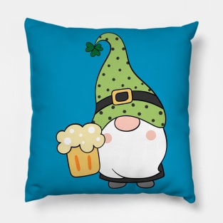 St Patrick Day Gnomes Pillow