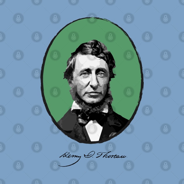 Authors - Henry David Thoreau by PrintablesPassions