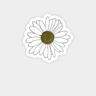 Daisy Yellow Magnet