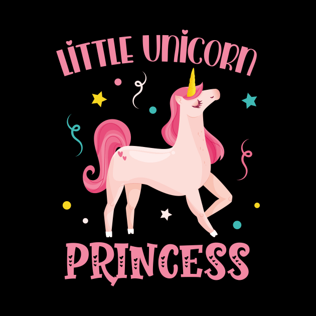 Little Unicorn Princess by Foxxy Merch