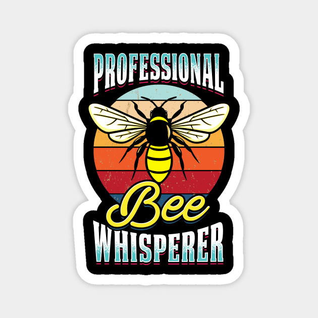 Funny Honey Beekeeper Gift Magnet by Pummli