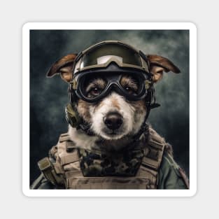 K9 Arrmy Dog Magnet