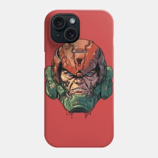 Futuristic Space Marine Classic Game Helmet Phone Case