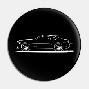 2015-2022 Mustang Fastback Pin