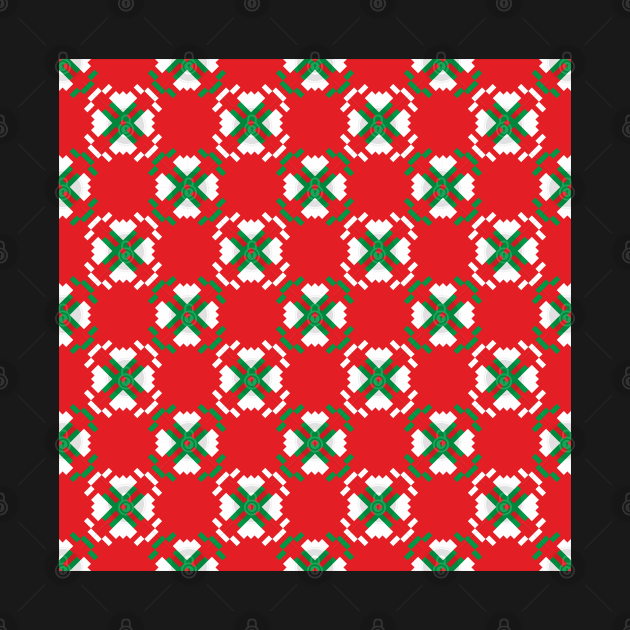 Christmas greeting pattern by ilhnklv