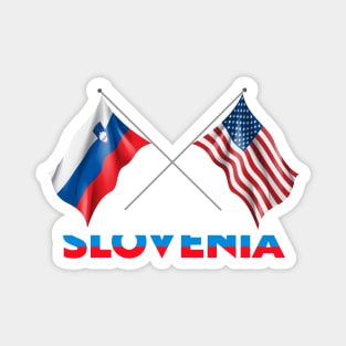 Slovenian Pride Flag T-Design Magnet