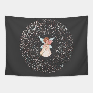 Cute Fairy on Fairy Dust Tapestry