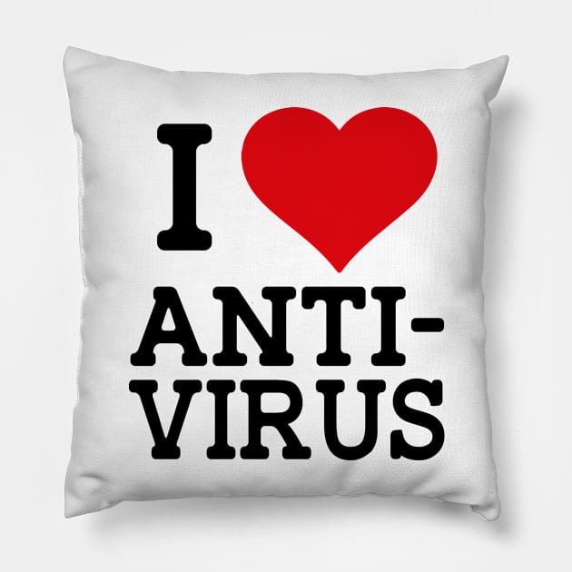 I love Anti-Virus Pillow by freshafclothing