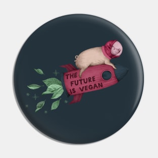 space pig - pink Pin