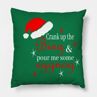 Christmas Bing Crosby, vintage Christmas Pillow