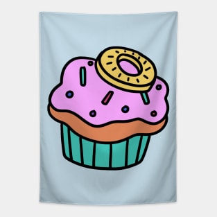 Pineapple Cupcake Tapestry