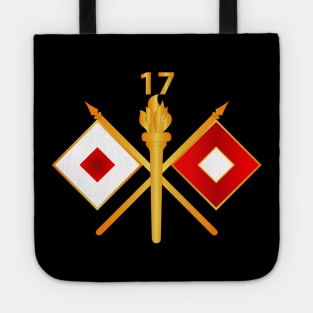 17th Signal Battalion w Unit Number - Branch wo Txt Tote