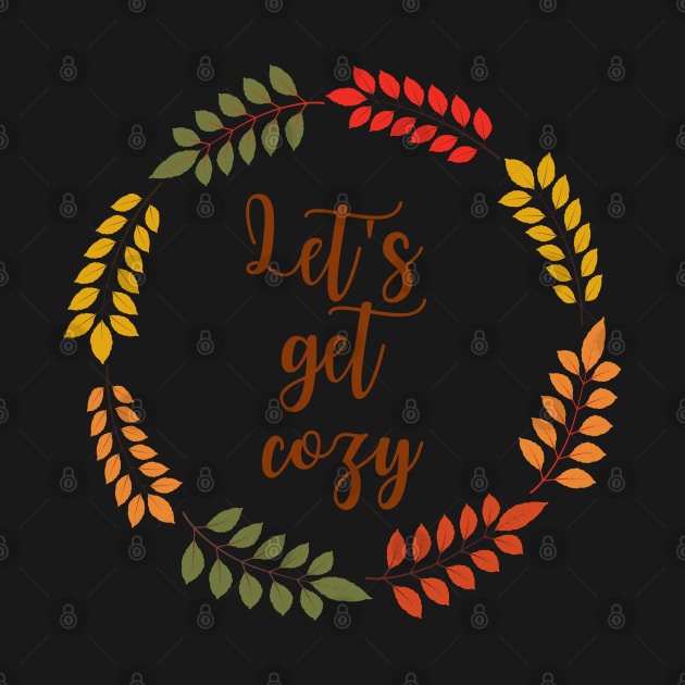 Let's get cozy fall typography with leaves by Starlight Tales