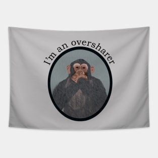 Oversharing Chimpanzee Tapestry