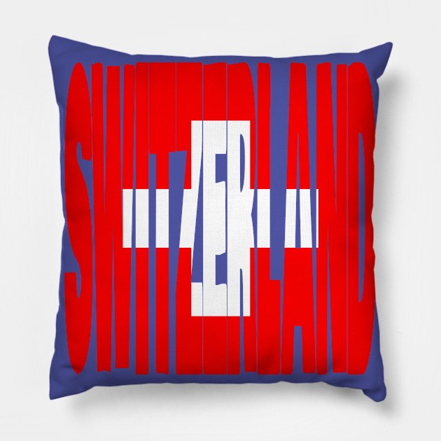 Switzerland Pillow by Kuni Art