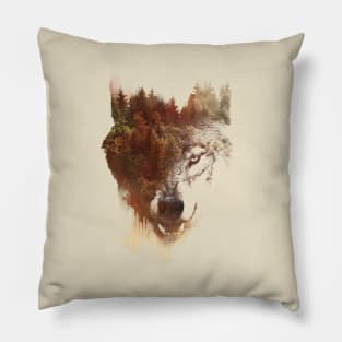 Blind Wolf Pillow