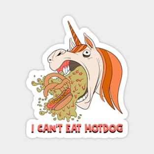 I Can't Eat Hotdog Magnet