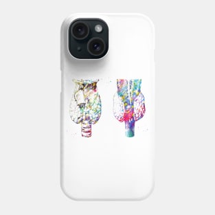 Anatomy of human thyroid gland Phone Case