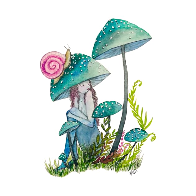 Mushroom girl by Free Heart Art