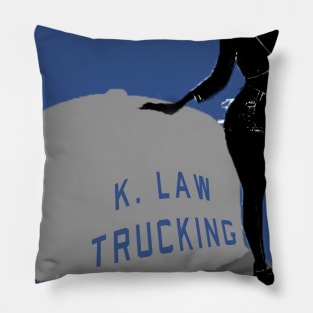 K. Law the Truck Driver Pillow