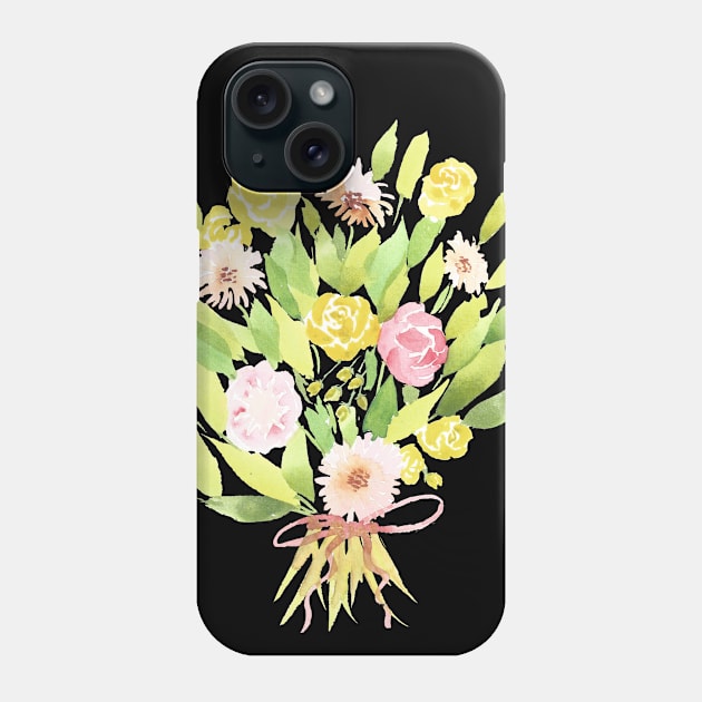 Roses and Gerberas Phone Case by Sharon Rose Art