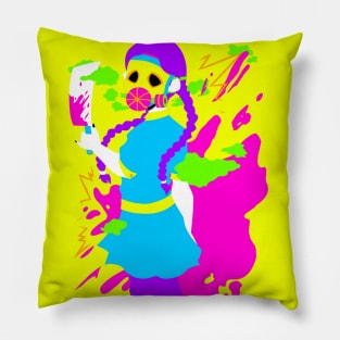 Eye-Strain Wednesday Addams Pillow