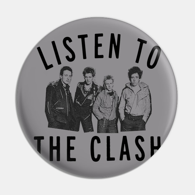 Listen to The Clash Pin by todd_stahl_art