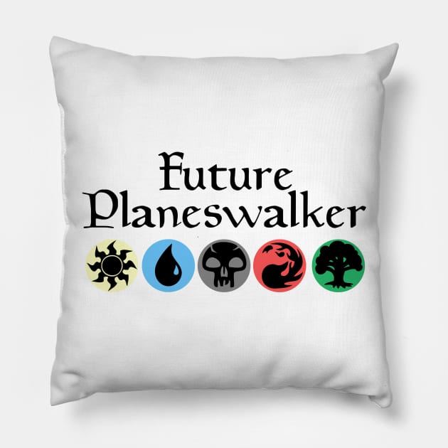 Future Planeswalker Pillow by FiveThirtyOne