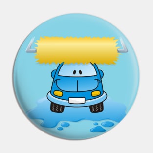 Carwash Cartoon Pin