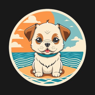 Cute Dog On Vacation T-Shirt