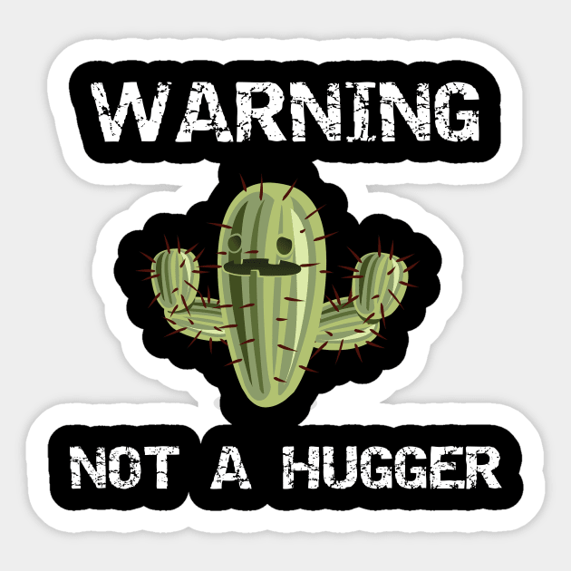 Not a Hugger Cactus Funny Tumbler for Introverts – Legacy and Light