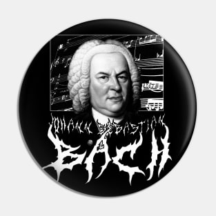 Johann Sebastian Bach Metal Pin