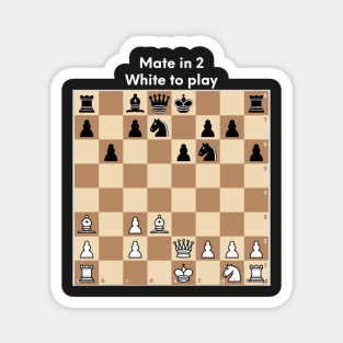 Chess puzzle. Mate in 2. White to play Magnet