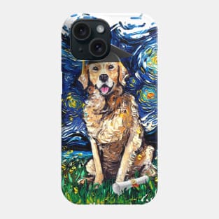 Golden Retriever Night Graduation splash version Phone Case