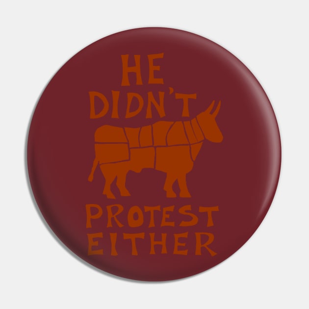 He didn't protest either Pin by truthtopower