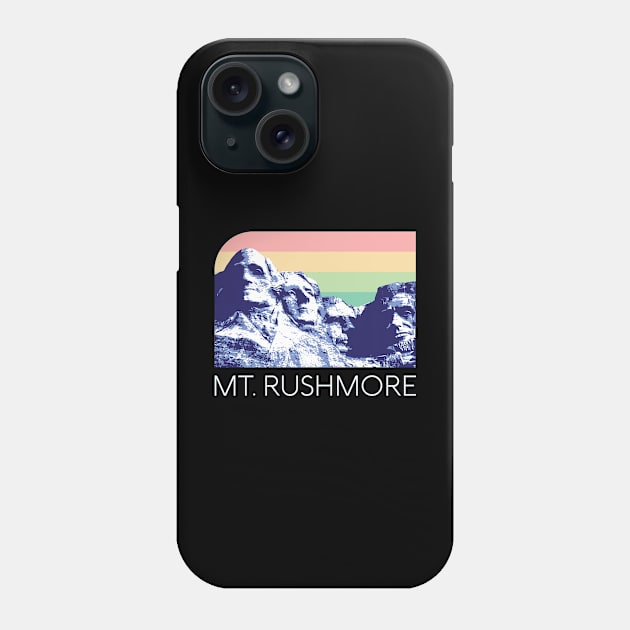 Mount Rushmore Shirt Black Hills South Dakota Retro National Park USA President Monument Phone Case by Shirtsurf