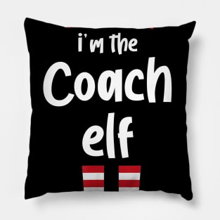 I'm The Coach Elf Family Matching Christmas Pajama Gifts Pillow