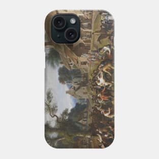 The Foot-Ball Play by Alexander Carse Phone Case