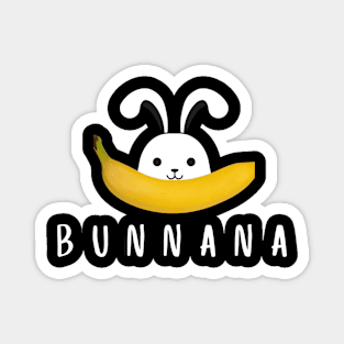 Bunnana Funny Bunny Banana Pun Magnet