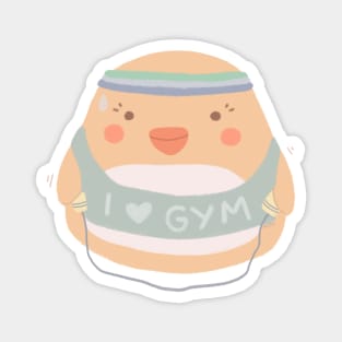 Gym Member Mochi Duck Magnet