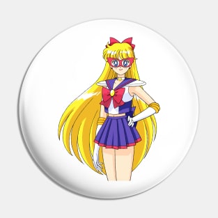 Sailor V (Anime style) Pin