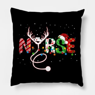 Christmas Nurse Christmas Stethoscope Gifts For Nurses Women Pillow