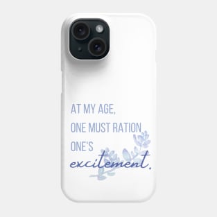 Downton Abbey Ration Ones Excitement Phone Case