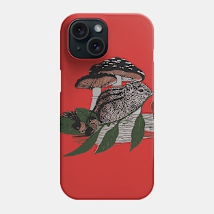 Squirrel Mushroom Phone Case