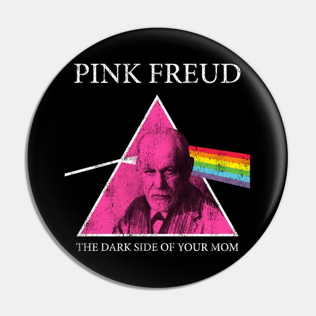 Pink Freud vintage Pin by TamanSriwedari